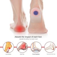 1 Pair Silicone Gel Insoles Heel Cushion for Feet Soles Relieve Foot Pain Protectors Spur Support Shoes Pad Feet Care Inserts