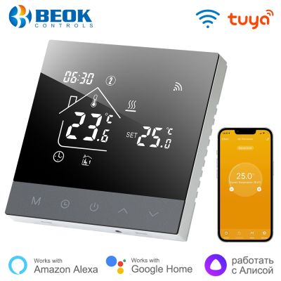 【hot】☎  Beok Tuya Wifi Temperature Controller 220V Gas Bolier Thermostat Warm Floor with