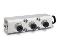 จำหน่ายนิวเมติก Multi-Line Air Drain Air Distributor Oil Drain Splitter Air Block Air Drain Material Aluminium