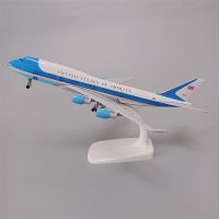 กองทัพอากาศสหรัฐอเมริกาหนึ่ง B747สายการบิน Boeing 747 Airways Diecast Moo Di Aereo Di Aereo Di Aereo 20Cm In Lega Di Metalla AERO W Carrelli Di Atterraggio