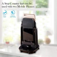 โฮมออฟฟิศ Universal Phone Shaker Steps Counter Pedometer Wiggler Holder Desk Walking Swing Device Accessories