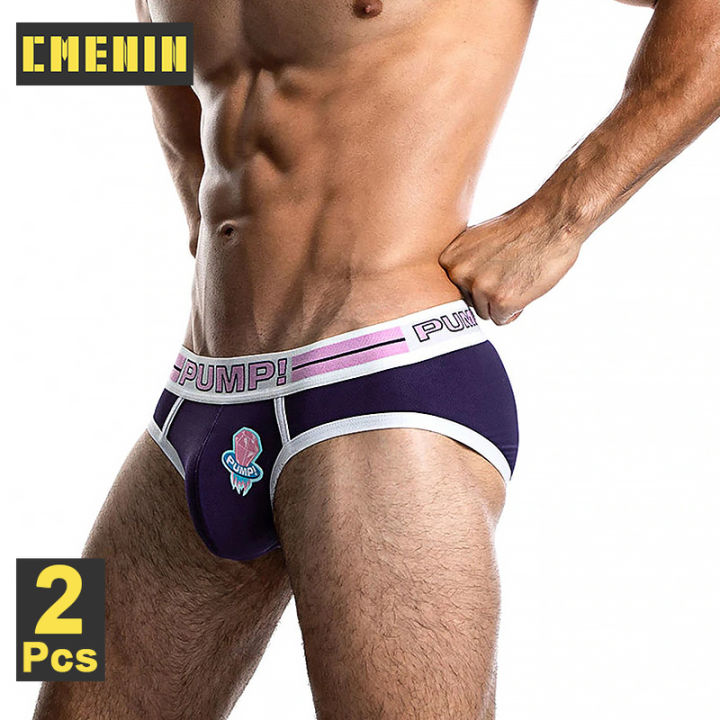 cmenin-pump-2pcs-hot-cotton-ชุดชั้นในชายเซ็กซี่กางเกงในชายกางเกง-breathable-ชุดชั้นในกางเกง-jockstrap-กางเกงในชายชุดชั้นใน-pu018