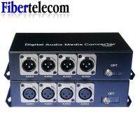 Transceiver Dan Receiver Audio Digital 4 Ch Ke Fiber Optic Xlr