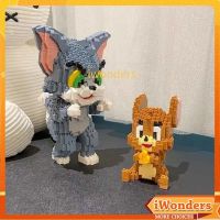 บล็อกตัวต่อนาโน รูป Tom and Jerry 2 Cheese Fight 6032 DIY ของเล่นสําหรับเด็ก