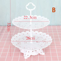 Carmelun ชั้นวางแท่นตั้งเค้กสไตล์ยุโรปถาดรองคัพเค้กผลไม้อุปกรณ์ตกแต่งงานวันเกิด