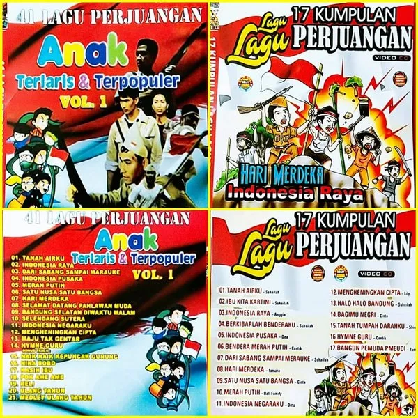 Kaset Vcd Video Lagu Perjuangan Lagu Wajib Indonesia Lazada Indonesia