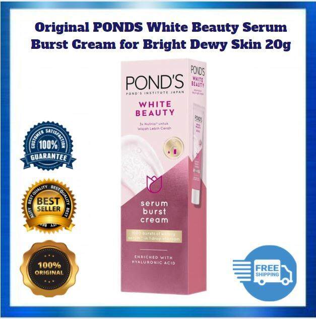 Original PONDS White Beauty Serum Burst Cream with Niacinamide