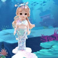 Waterproof Swimming Mermaid Doll Girls Toy Bath Swimming pool Princess Baby Girls Dolls Accessories Keychain Backpack chain