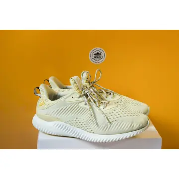 Adidas alpha cheap bounce cream white