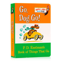 Dr. Seuss paperboard book series go, dog. Go! PD Eastman original English picture book Dr. Seuss childrens paperboard book