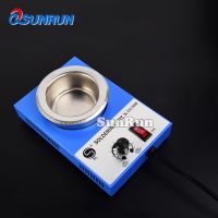 Lead-free adjustable temperature melting tin furnace small 100-300W titanium alloy bench soldering  pot dip soldering machine Colanders Food Strainers