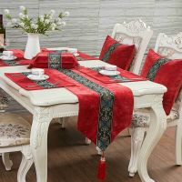 high quality corduroy table runner red table solid table runner the us style long strip table cloth dinning/tv/shoe table cover