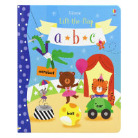 Usborne lift the flap ABC Usborne English Enlightenment theme English alphabet learning early education flipping through paperboard childrens interesting English Enlightenment book original imported 3-5 years old