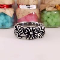 Jewelry Titanium Steel Retro Ring Chrome Cool Hearts Ring I in US Size 7-12 Unisex