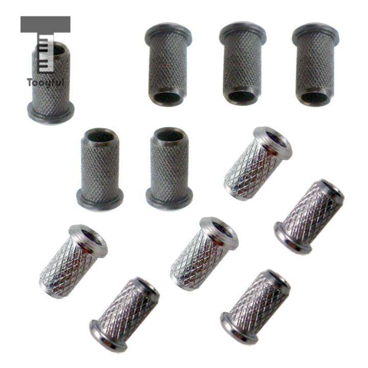 tooyful-6pcs-set-guitar-string-thru-body-ferrules-bushing-set-for-electric-guitar-parts-accessories