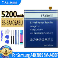 สำหรับ SAMSUNG EB-BA405ABE EB-BA405ABU 5200มิลลิแอมป์ชั่วโมง SAMSUNG Galaxy A40 2019 SM-A405FM Ds A405FN Ds