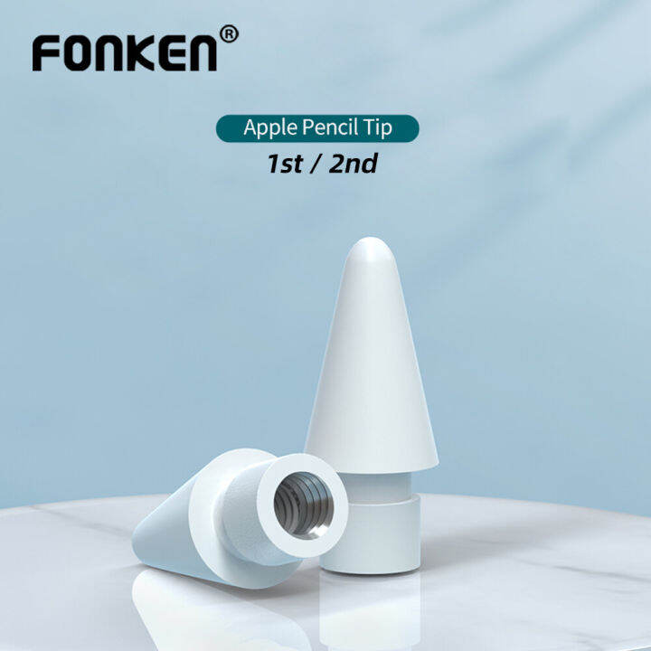 Fonken Replacement Tip for Apple Pencil Gen 1/2 iPad Stylus Pen Nib