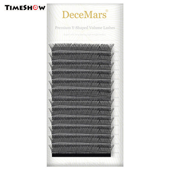 TimeShow Y Shaped Grafting Eyelashes Sectional Split Tips Lashes Weaving Eyelashes for Women and