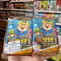 Paldo สาหร่ายอบปรุงรส 5g. แพ็ค 2 สาหร่ายสำหรับเด็ก pororo low sodium