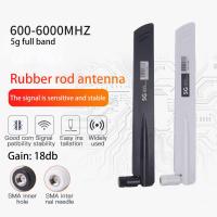 2022 Newest 18dBi 2G 3G 4G 5GH 5.8GHz Dual Band Wireless WiFi Router WLAN PCI Card Antenna SMA Jack Male BlackWhite Color