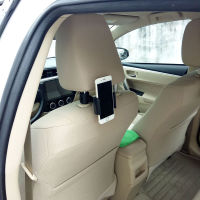 Car Seat Back Headrest Holder Lazy Phone cket Rotatable Auto Rear Pillow Mobile Phone cket Back Headrest Storage Holder