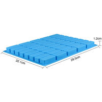 40 Cavity Rectangle Silicone Mold Soap Mold Candy Making Mold Cake Decorating Tools Chocolate Baking Mold Jelly Ice Tray Mould