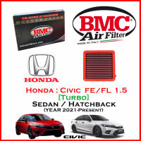 BMC Airfilters® (ITALY) Performance Air Filters กรองอากาศแต่ง สำหรับ Honda : CIVIC FE / FL 1.5 Turbo เทอร์โบ  (ปี 2021-ปัจจุบัน)  โดยตัวแทนจำหน่าย BMC [ST MINI]