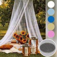 【LZ】♂✒▲  Hung Dome Mosquito Net Elegant Lace Insect Bed Canopy Netting Curtain Round Lightweight Summer Sleeping Outdoor Camping Tent