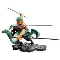 ตุ๊กตาขยับแขนขาได้หนึ่งชิ้นทักษะการต่อสู้สามอย่าง Roronoa Zoro โมเดลเคลื่อนไหวตกแต่งของเล่นพีวีซีของขวัญตุ๊กตาขยับแขนขาได้ S