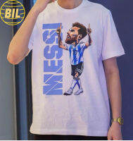 BIL  argentine messi champion เสื้อยืด ดราก้อนบอลDragon Ball T-shirt◈บอลโลก อาร์เจนติน่า ร่วมทีม ดราก้อนบอลคุ  เมสซี่ รอบแฟนฟุตบอล เสื้อแขนสั้