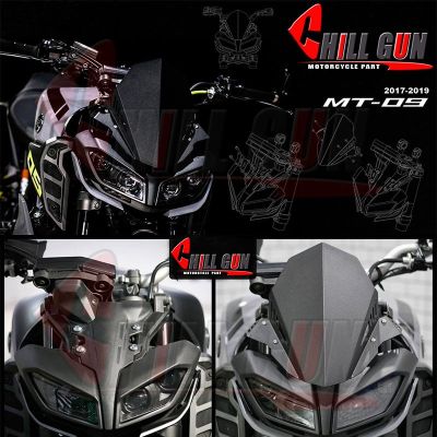 Motorcycle Windshield Windscreen Aluminum Kit Deflector For YAMAHA MT-09 MT 09 2017 2018 2019 2020 MT09 FZ09 FZ-09 FZ 09 17-20