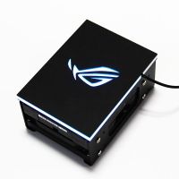 RGB chassis luminous decoration hard drive bracket dust cover 5V phantom hard drive light board ROG faith light board