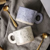 hotx【DT】 300ml Mug Handl Print Hot Chocolate Cup Couple Handgrip Cups