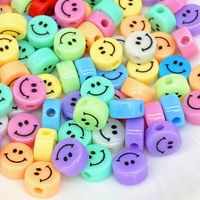 20pcs/lot Mixing Color Fashion Smiley Face  Acrylic Loose Beads for Jewelry Making Pendant Necklace Bracelet Handmade DIY DIY accessories and others