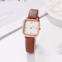 【July】 niche watch female ins style simple temperament square mini casual all-match ladies quartz