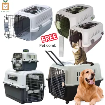 Pet Air Box Breathable Removable Washable Fashion Cat Car Plastic Kennel  Dog Carrier Crate - China Cat Carrier and Pet Kennel price