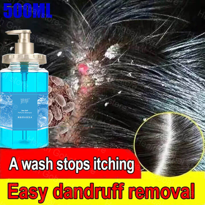 Sea Salt Anti-dandruff Shampoo For 500ml Scalp Treatment Fast Growth 