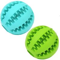 Dog Teething Toys Ball Nontoxic Durable Dog IQ Puzzle Chew Toys for Puppy Small Large Dog Teeth Cleaning Chewing Playing Toys