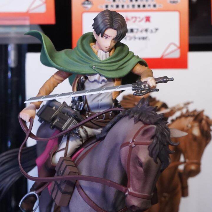 figure-ฟิกเกอร์-จากการ์ตูนเรื่อง-attack-on-titan-ผ่าพิภพไททัน-levi-ackerman-horseriding-รีไวล์-แอคเคอร์แมน-และ-ม้า-hekigai-chousa-megata-hokaku-sakusen-ver-anime-hobby-โมเดล-ตุ๊กตา-อนิเมะ-การ์ตูน-มังง