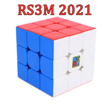 Cubo Mágico 3x3x3 Moyu RS3M 2020 Magnético Stickerless - Cuber Brasil