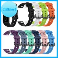 สร้อยข้อมือกีฬา C169CKNRL สายนาฬิกาซิลิโคนสำหรับเปลี่ยนสำหรับ Honor Band 5 4สายรัดข้อมือ