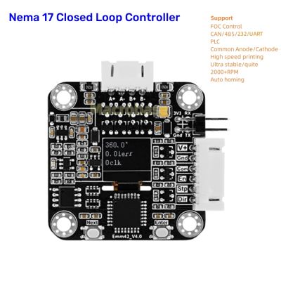 【HOT】▨✽ Nema 17 Servo engine closed-loop stepper motor Emm42 V4.2 close loop PCBA board 42 stepping servomotor 3d printer controller
