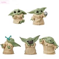 ตุ๊กตาคอลเลคชั่น4-6ซม. LZYBIM น่ารักโยดารูปปั้นลูกช้าง The Mandalorian Baby Yoda รูปแบบของเล่นแอคชั่น