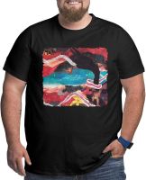 Nujabes Modal Soul T-Shirt Mens Stretch Lightweight Plus Size Tees Big Tall Short Sleeve Logo Graphic Tops