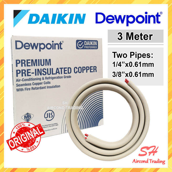 Dewpoint Premium PreInsulated Copper Pipe With Fire Retardant