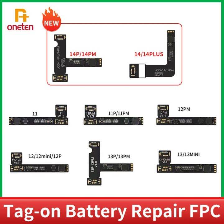 JCID Repair Flex Cable For 1113 14 Plus Pro MAX Mini Batteries