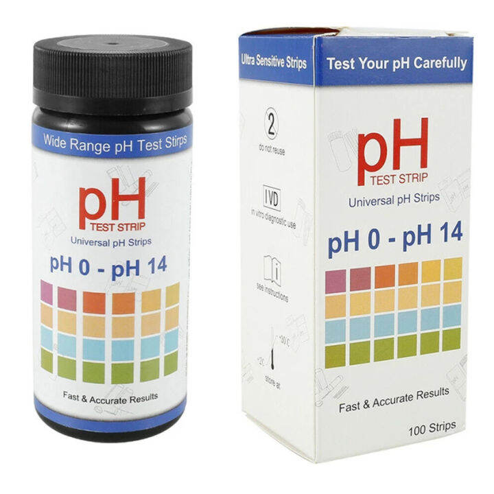 100Pcs PH Test Strips Indicator Litmus Multipurpose Flower Plants Soil