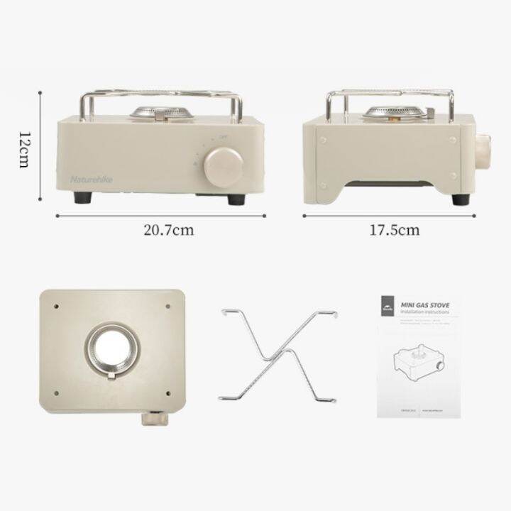 เตาแก๊ส-ปิคนิค-naturehike-mini-cassette-gas-stove-รับประกันของแท้ศูนย์ไทย