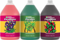 General Hydroponics Flora Grow, Bloom, Micro Combo Fertilizer set, 1 Gallon (Pack of 3) Flora Series Bundle 1 gal