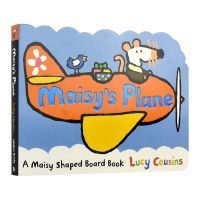 Maisy S plane mouse Bobos airplane English Enlightenment interesting puzzle board book childrens English story picture book childrens Enlightenment cognition parent-child reading English original imported childrens book